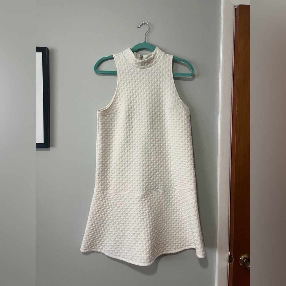 Abercrombie & Fitch Sleeveless Quilted Dress Women Medium High Neck Fall